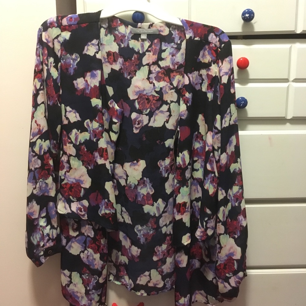 floral thin jacket